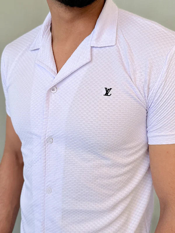 IMPORTED TEXTURE SAFARI SHIRT