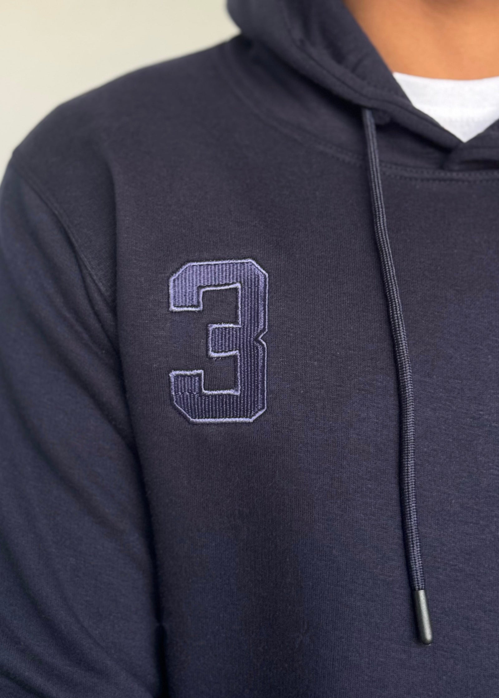 0.01 COZY CLASSIC FLEECE HOODIE-BLUE