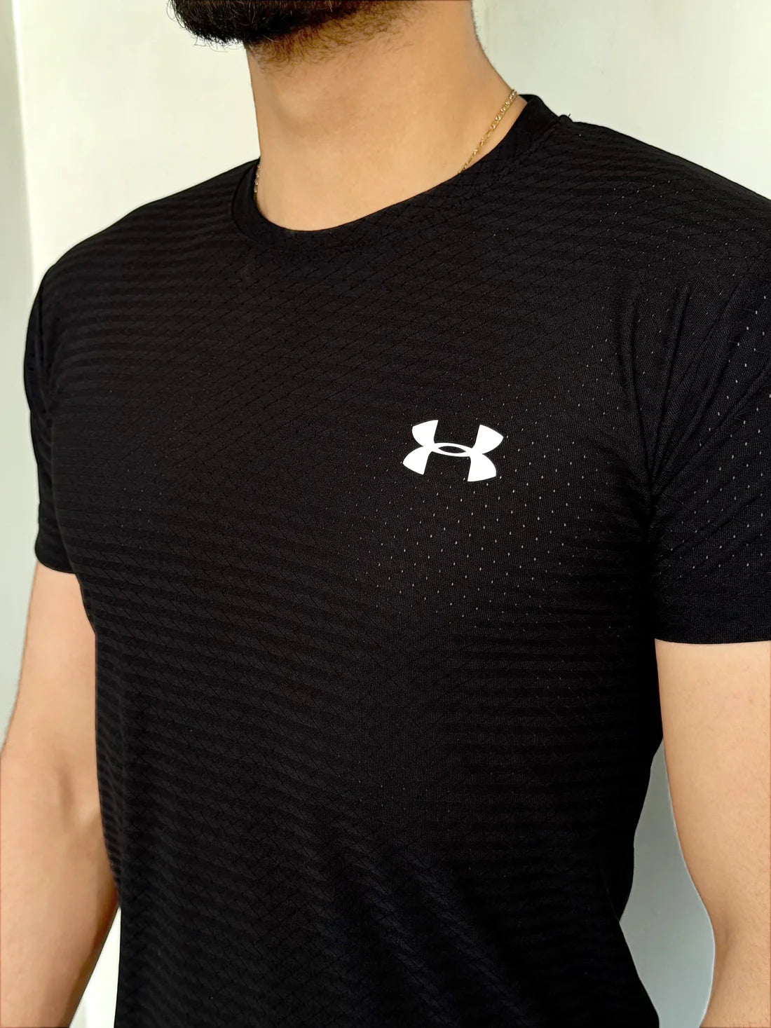 LYCRA STRETCHABLE STYLISH SHIRT-BLACK